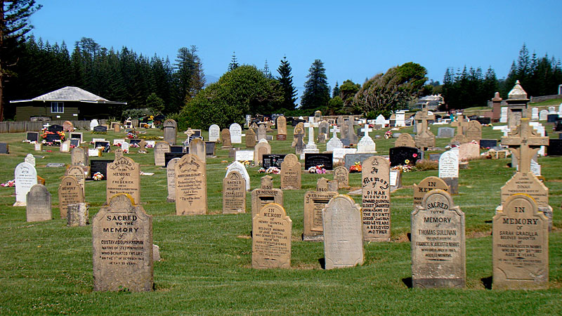 norfolk island cemetery 1